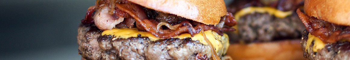 Eating American (Traditional) Burger at Patio Drive-In restaurant in Pennington Gap, VA.